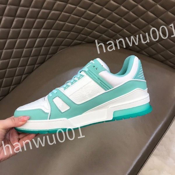 

r men causal shoes fashion woman leather lace up platform sole sneakers white black mens womens luxury