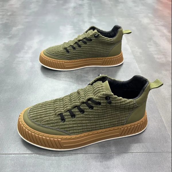 

dress shoes 2023 fashion platform sneakers for men casual highmale flat nonslip sport running man spring 230422, Black