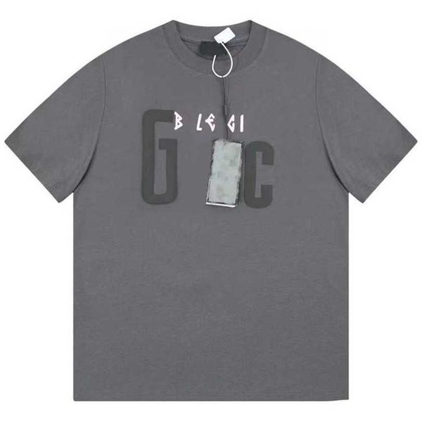 

22% off premium edition summer new fashion gujia print relaxed short sleeve t-shirt, White;black