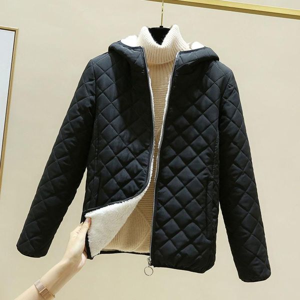 

leather women's ultra light weight packable down jacket with removable hoodie outwear coats winter parka 2022 spring autumn winter, Black
