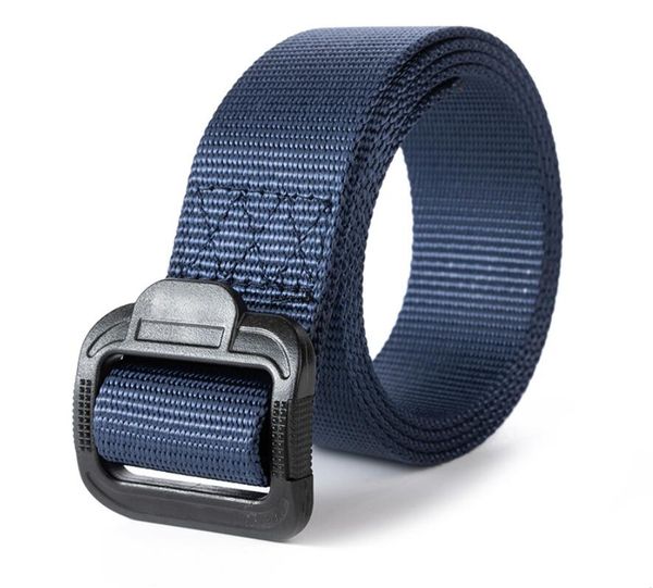 

new army style combat belts quick release tactical belt fashion black men canvas waistband outdoor hunting 6 colors, Black;green