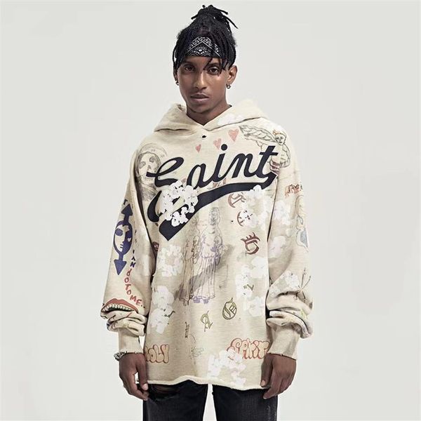 

2023ss winter hoodie print grey pullover men women fashion plus size hoodies sweatshirts283w, Black;brown