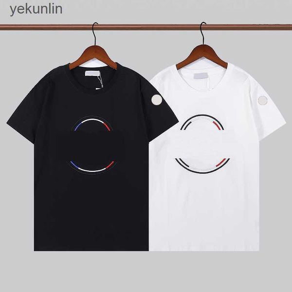 

designer mens graphic tees luxury women t shirts summer fashion trend pure cotton breathable short-sleeved t-shirtsrego, White;black