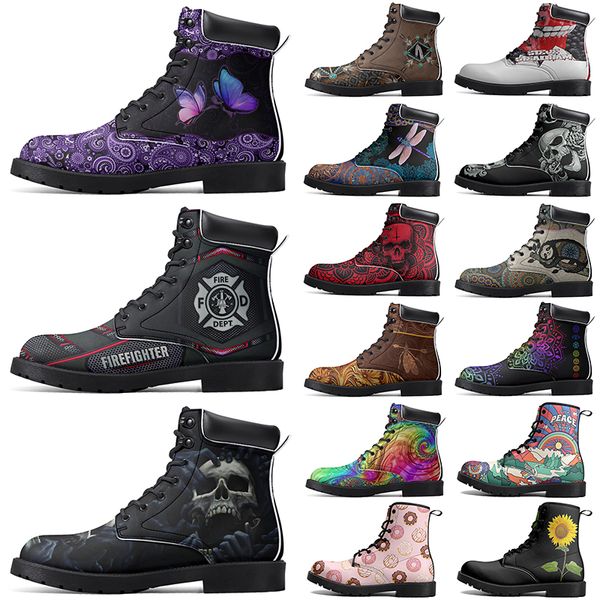 

Diy Fashionable Versatile Outdoor Boots Non-slip Winter Comfortable Casual Customized Elevated Classsic Bark Boots