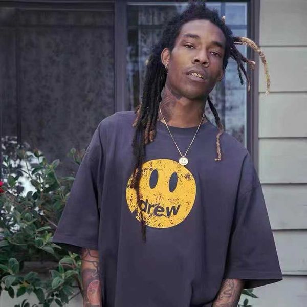 

men and women t-shirtscurrency nemesis drew short sleeve new proven smiling face washing water used loose fashion couple t-shirt men, White;black