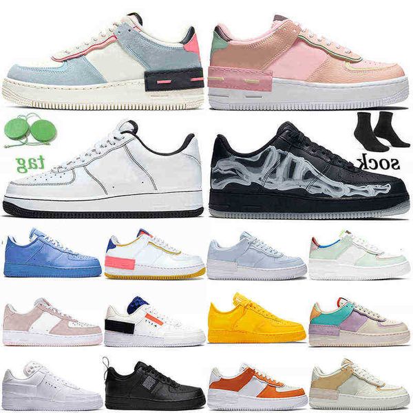 

shoes men women one 1 luxury designer casual shadow n354 sports sneakers university gold blue off mca black white red utility volt what the