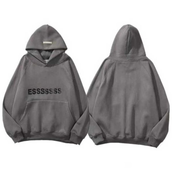 

luxury men's classics tracksuits essss entials sweatshirts letter hoodies men women sportswear hooded pant coat sweater pullover coupl, Black