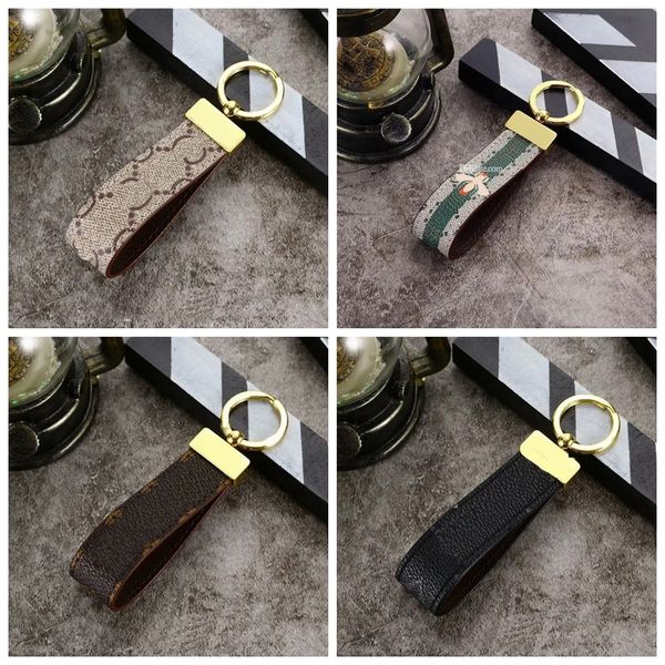 

luxury maxi dragonne key chain buckle lovers car keychain designer handmade leather design keychains men women bag pendant accessories, Silver