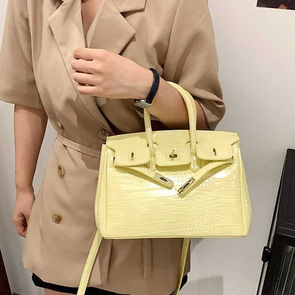 

designer bag tote bag herms birkin crossbody bag single shoulder bags fashion bags large capacity bag women's summer new fashion crocod