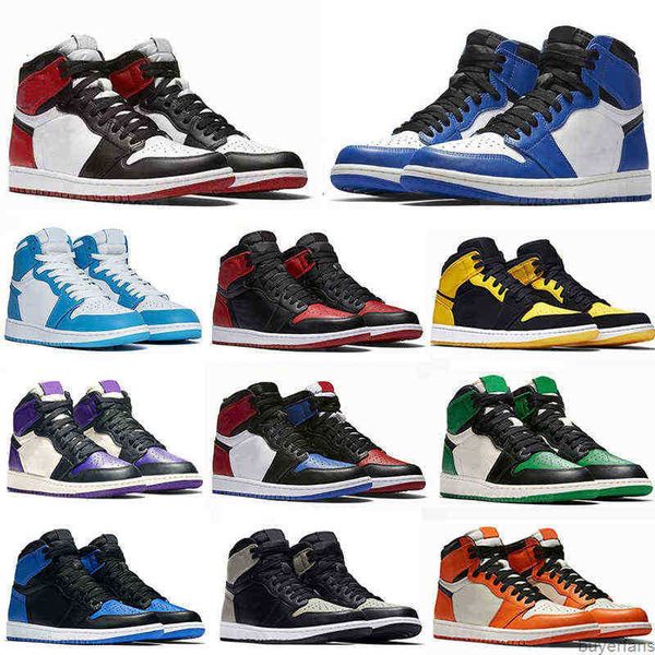 

jumpman 1 basketball shoes og high s running shoe unc mens homage to home royal blue men sport designer sneakers trainers 36-45