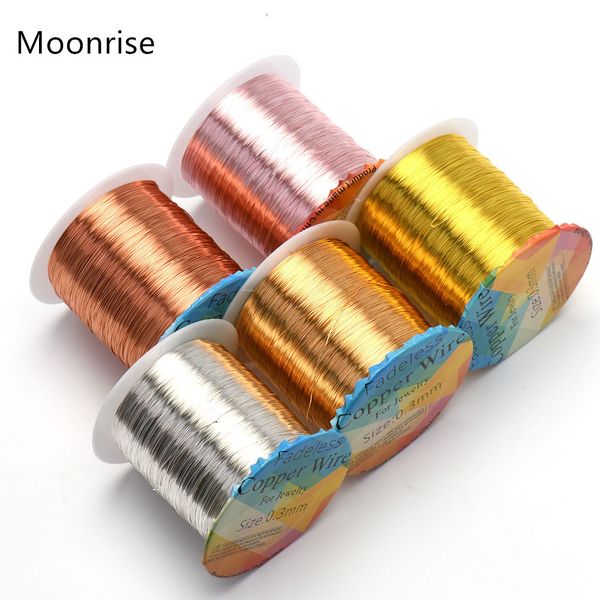 

chains solid colorfast copper wire tarnishresistant beading diy craft jewelry making accessories 18 to 32 gauge 32ga1969 ft 230422, Silver