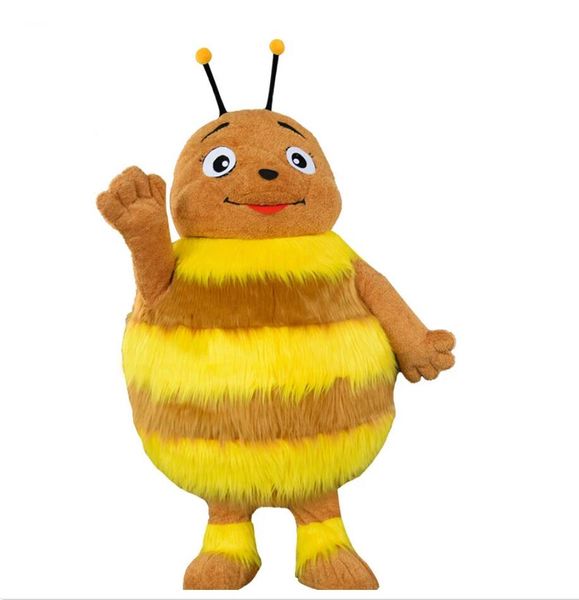 

fancy inflatable garment honeybee mascot halloween costume full body bee with wing party play dress, Red;yellow