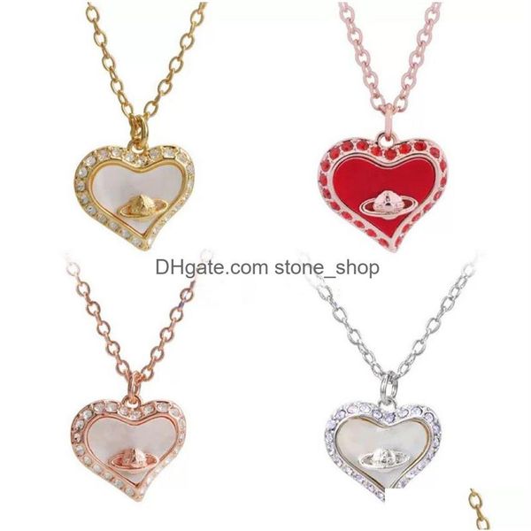 

pendant necklaces west vivian westwood pearl necklace fl of diamond earth planet jewelry drop delivery pendants dhwvh317d, Silver