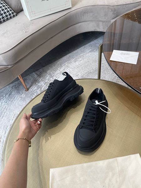

designer boots luxury casual shoes calfskin shoe womens platform sneakers designers sneaker fashion trainers 0418, Black