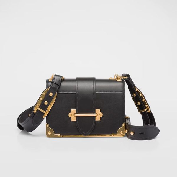 

genuine leather women bag black red fashion shoulder bags designer handbags fashion lady small flap crossbody purse with box