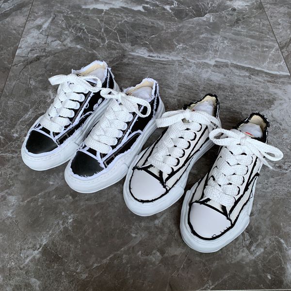 

dress shoes men's mmy dissolved sole women's sneakers casual canvas thick bottom 230422, Black