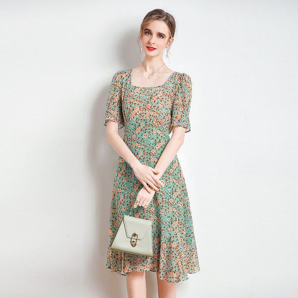 

dresses silk dress women's spring 2023 new highend colorblocking temperament midlength holiday dress women, Black;gray