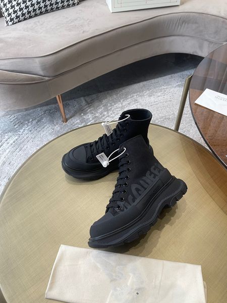 

designer boots women casual shoes classic canvas sneakers brand wheel lady stylist trainers fashion platform solid heighten size35-45 0418, Black