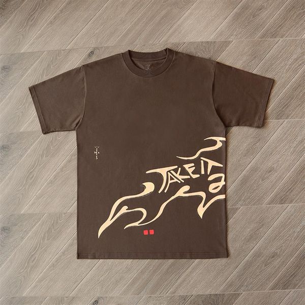 

men's plus tees brown t shirt -quality t-shirt 2023ss women256m, Black;brown