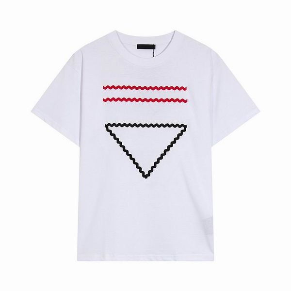 

2023 mens t shirts designer t shirt men women tee summer shirts cotton short-sleeved casual round-neck letter-printed t-shirt street fashion, White;black