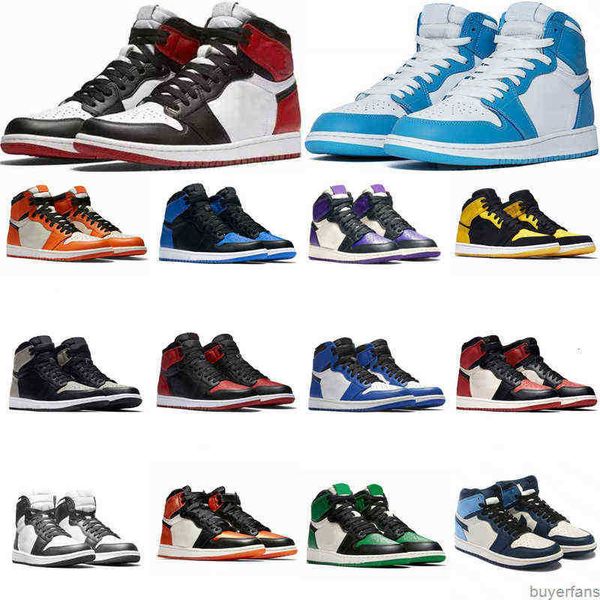 

2021 high 1 1s basketball shoes mens womens pine green royal toe bred s fearless obsidian unc sneakers eur 36-46