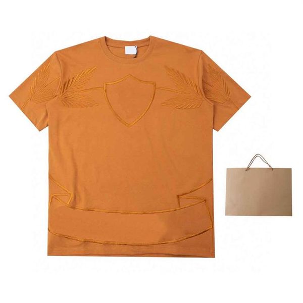 

men's plus tees & polos round neck embroidered and printed polar style summer wear with street pure cotton h2e187h, Black;brown