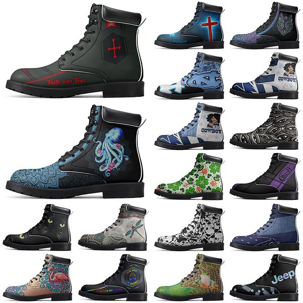 

DIY Classic Boots Non-slip autumn winter for seashell outdoor Versatile comfortable fashion Elevated Casual Customized Boots 9225