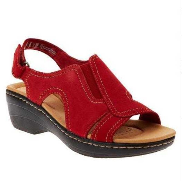 

sandals 2022 summer comfort shoes of women fashion peep toe casual wedge sandals women's plus size 43 platform ladies sandalias j230422, Black