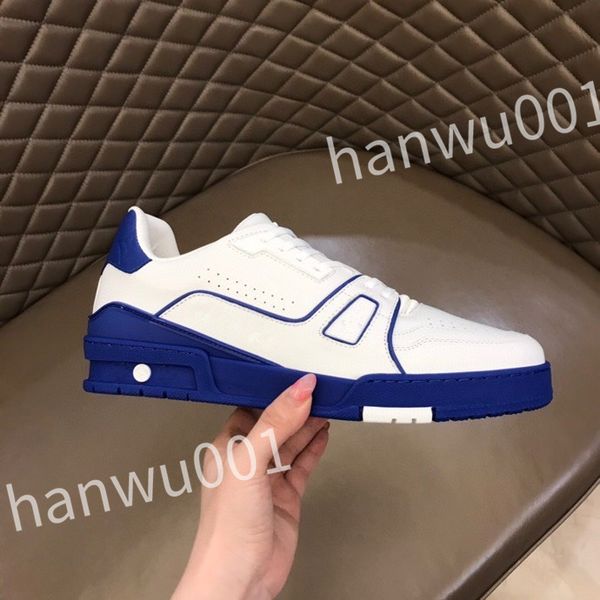

new designer men causal shoes fashion woman leather lace up platform sole sneakers white black men women luxurys