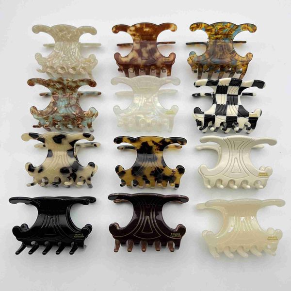 

butterfly barrettes the same arc de triomphe advanced french acetic acid hairpin women's back of the head pan hair clip large shark cli, Golden;silver