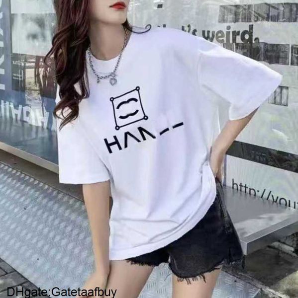 

women's luxury classics t shirt ch brand tees men t-shirt designer paris trendy letter print couple short sleeve summer t-shirts round, White