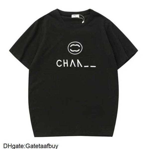 

luxury classics men's t shirt ch brand tees women t-shirt designer paris trendy letter print couple summer short sleeve cotton t-shirt, White;black