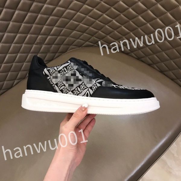 

2023 new designer men causal shoes fashion womans leather lace up platform sole sneakers white black mens womens luxury
