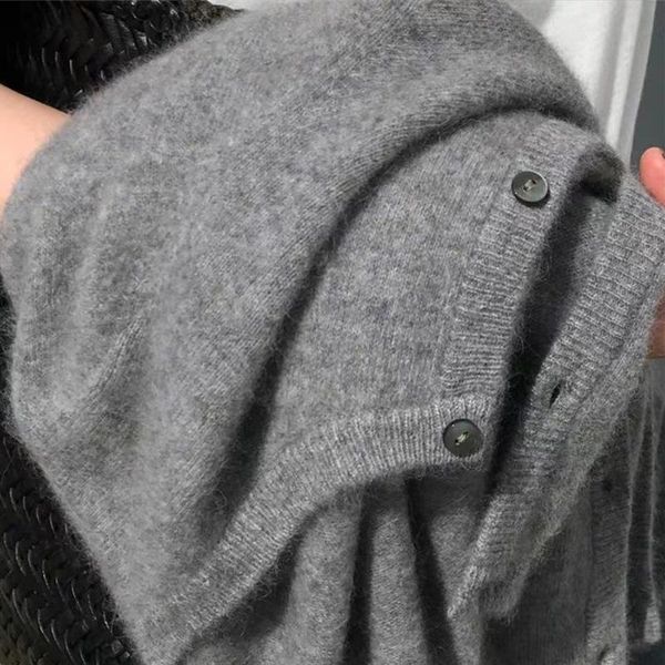 

sweaters cashmere sweater cardigan women single breasted long sleeve elegant vintage jumper solid wool knitted autumn winter outwear, White;black