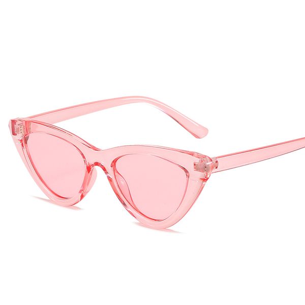 

new sunglasses for men and women rimless leopard-headed sunglasses cross-border european and n trend personality sunglasses cat-eye sunglass, White;black