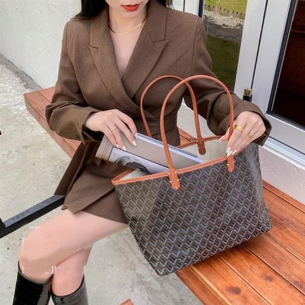 

classic shopping tote coated canvas designer printed bags women large purse317u