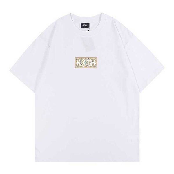 

22% off chaopai leisure tee street oversize loose letter printing round neck t-shirt for men, White;black