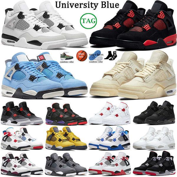 

jumpman 4 basketball shoes for men women 4s military black cat sail red thunder white oreo cactus jack blue university infrared cool grey me
