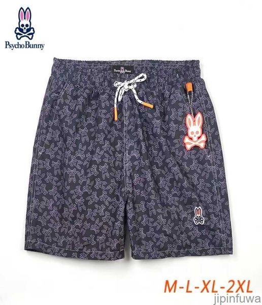 

mens fashion sweat shorts beach pants skull rabbit psycho bunny surf quick dry european and american style yoga mom biker women vx5w, White;black