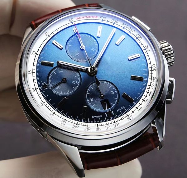 

brietling mens watches automatic watch prem watches mechanical watch man watch whloesale luxury watch, Slivery;brown