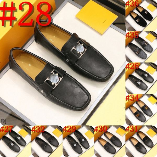 

36model men moccasins slip on designer loafers shoes loafers mocassin homme microfiber leather lightweight spring summer big size 46, Black