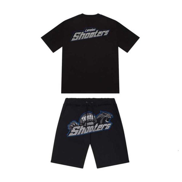 

summer new short-sleeved t shirt suit ice flavor motion current round neck t-shirt shorts, White;black