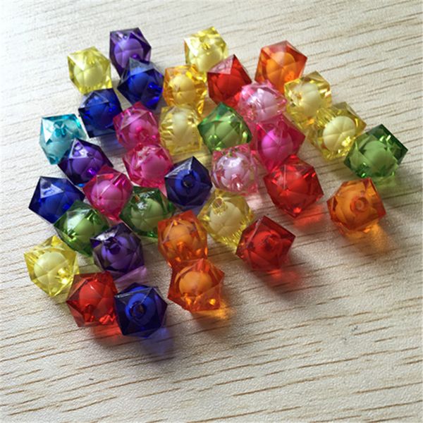 

other arrival 820mm transparent acrylic clear cube beads in bead for handmade necklaceearring diy makingjewelry accessories 230422