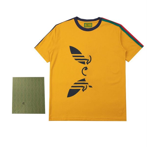 

2022 tees mens designers t shirt man womens tshirts with letters print short sleeves summer shirts men loose tees asian size s-xxx240j, Black;brown