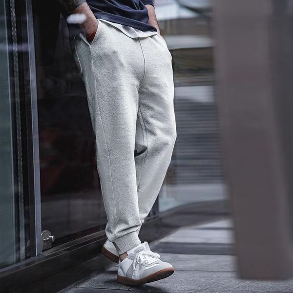 

pants maden 2022 jogger pants men elastic waist spring new trousers casual comfortable tracksuits plus size gym pants, Black