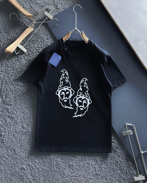 

2023 new mens womens designer t shirts printed fashion man t-shirt cotton casual tees short sleeve luxury hip hop streetwear tshirts a25, White;black