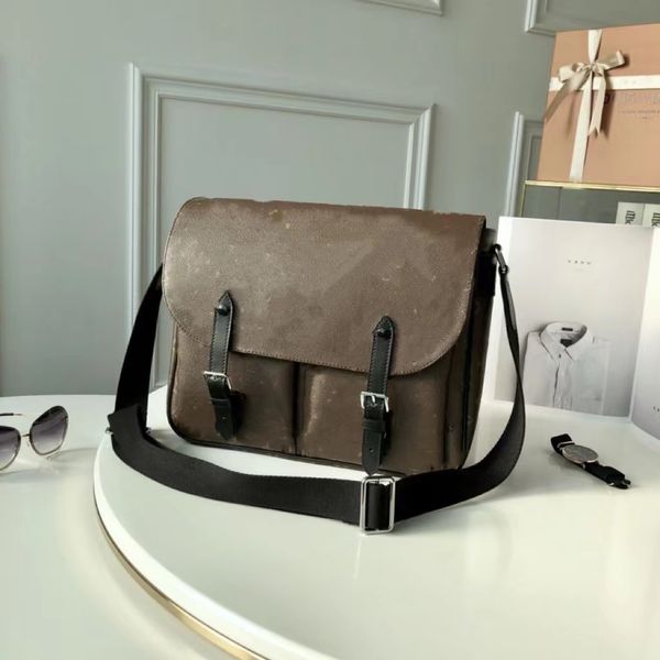 

high-quality briefcase computer briefcase fashion evening cross body shoulder bags wallets leather patchwork men women handbag designer hand