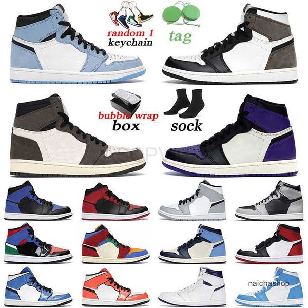

with box original basketball shoes jumpman 1 1s university blue dark mocha hyper royal mid purple pulse outdoor mens trainer