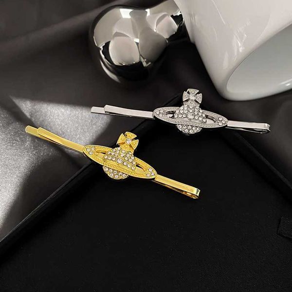 

butterfly barrettes classic vintage empress dowager set diamond planet side hair clip clevis metal hair ornament, Golden;silver