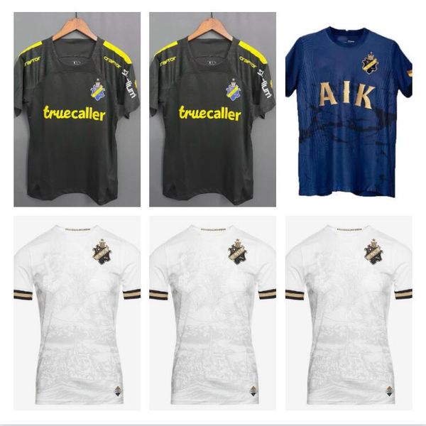 

2023 aik solna soccer jerseys special fischer 7 hussein 8 otieno 25 guidetti 11 thill 17 tihi 16 haliti 6 132-year history 23 24 jersey foot, Black;yellow